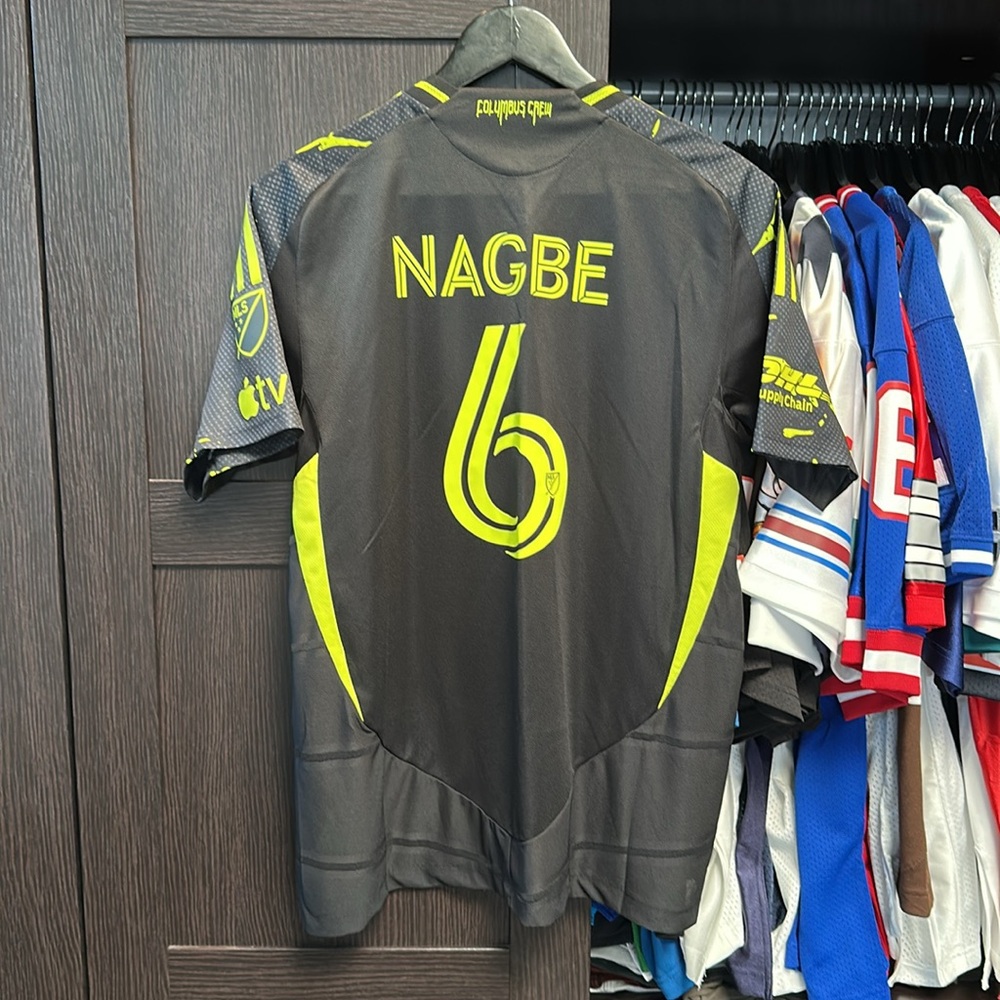 Darlington Nagbe Columbus Crew adidas 2025 The Goosebumps Kit Authentic Jersey - Picture 7 of 8